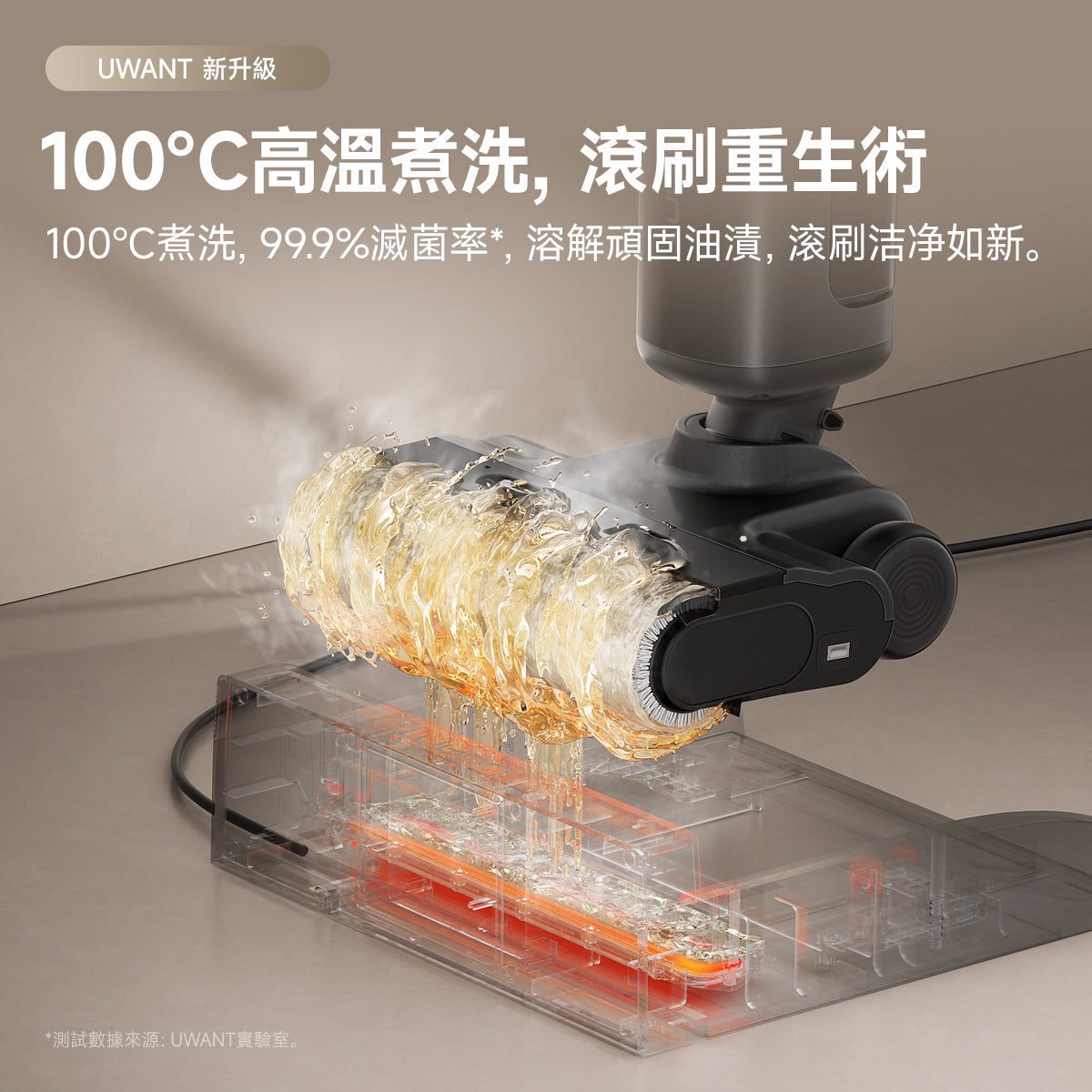 【新品開售】UWANT友望首創D600無線吸塵洗地機｜推入式除臭平躺自清潔拖地機 uwant.com.hk