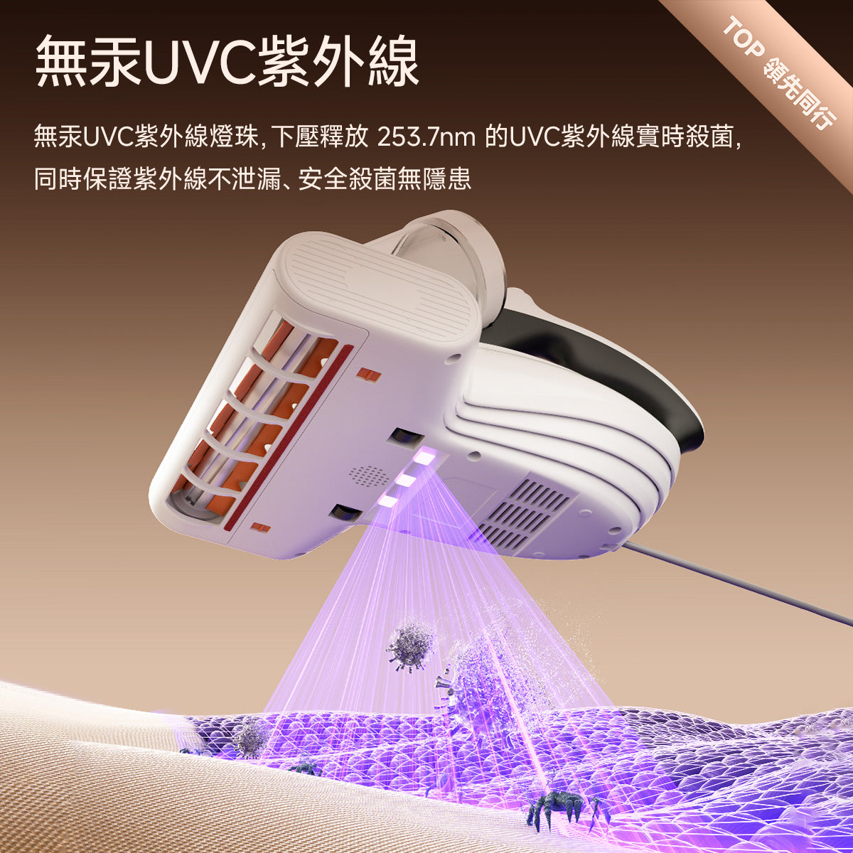 友望 UWANT M600 UV 智能除蟎儀 | 熱風除蟎抑蟎塵蟎機 | 雙塵杯設計 | 塵蟎指數顯示屏 uwant.com.hk