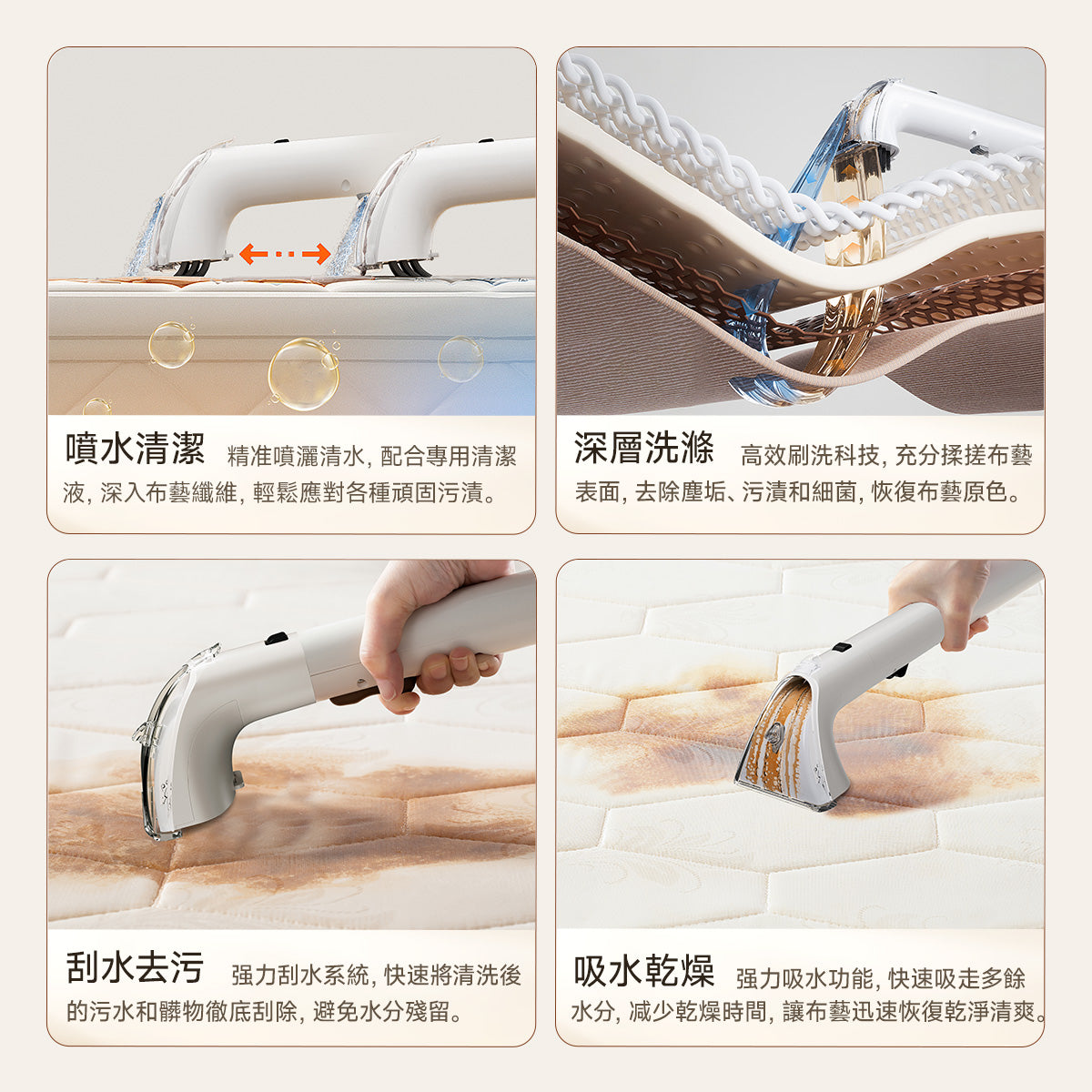 UWANT友望Y200布藝清洗機洗地毯沙發清潔神器免拆一體式設計 uwant.com.hk