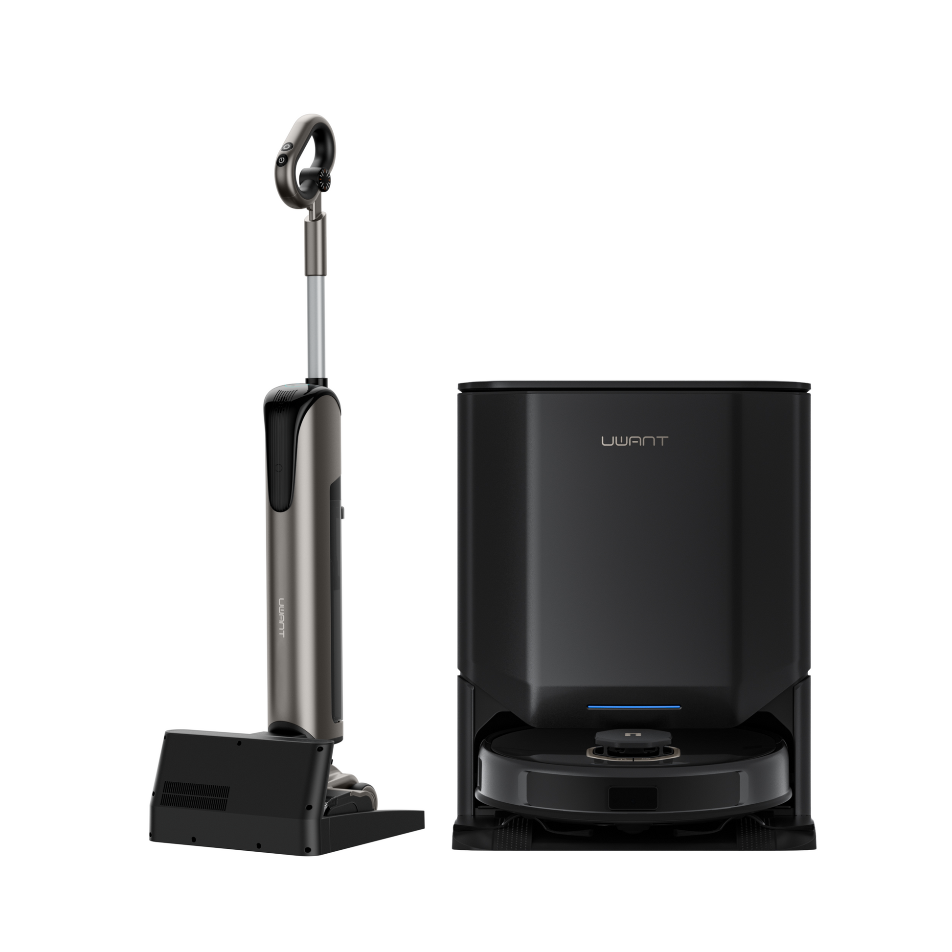 友望 UWANT D500 Pro 推入式除臭平躺洗地機 + U300 熱活水掃拖機器人 UWANT