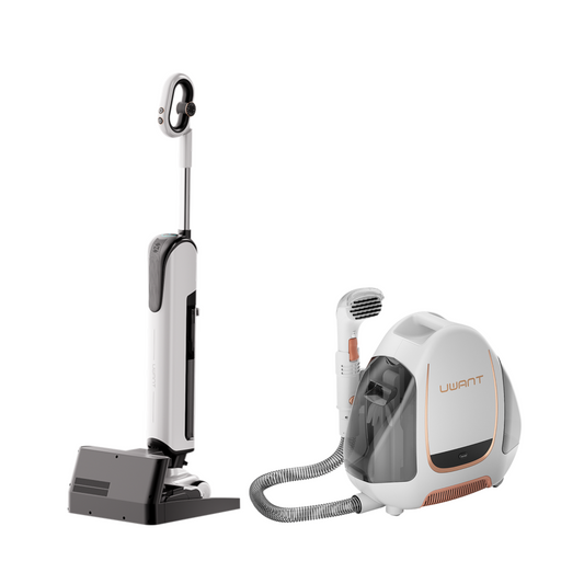 友望 UWANT D500 Pro 推入式除臭平躺洗地機 + B100-S 布藝清洗機 UWANT
